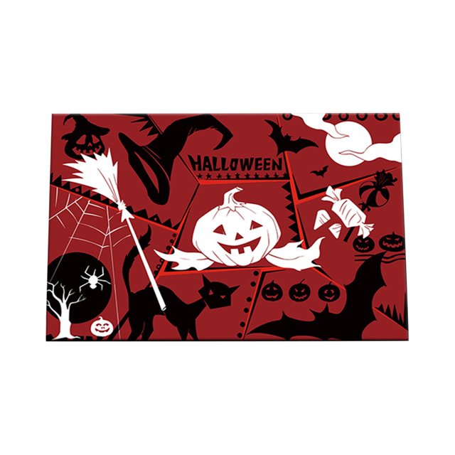 Yhmxh Bathroom Rugs,Rugs for Living Room,Area Rug Halloween Floor Mat with Terrifying Theme,Skull and Print Decoration,Entrance Door Floor Mat,Entrance Door Carpet Entrance Door Dust Carpet