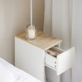thumbnail image 4 of SoBuy Set of 2 Bedside Table Nightstand Side Table End Table Sofa Table with Drawer FBT111-WNX2, 4 of 8