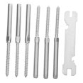 thumbnail image 4 of EIGTHTAIL 3 Pairs Tube Clamp Left and Right Threaded Rod DIY Cable Railing, 4 of 8