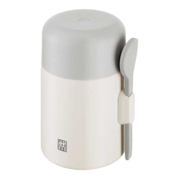 ZWILLING Thermo Plus Food Jar, 600 ml, Stainless Steel, Cream