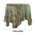 thumbnail image 2 of Nappe en Dentelle pour Salon, Housse Anti-Poussière pour Meuble Télé, Nappe Décorative pour Table Ronde, Nappe Décorative Adaptée à de Multiples Situations, 2 of 6