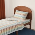 thumbnail image 2 of Mainstays Kids 220TC Cotton Multi Stripe Twin, 3 Piece Sheet Set, 2 of 8