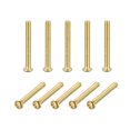 thumbnail image 1 of Unique Bargains M3x25mm Brass Machine Screws, Phillips Pan Head Fastener Bolts 10Pack, 1 of 5