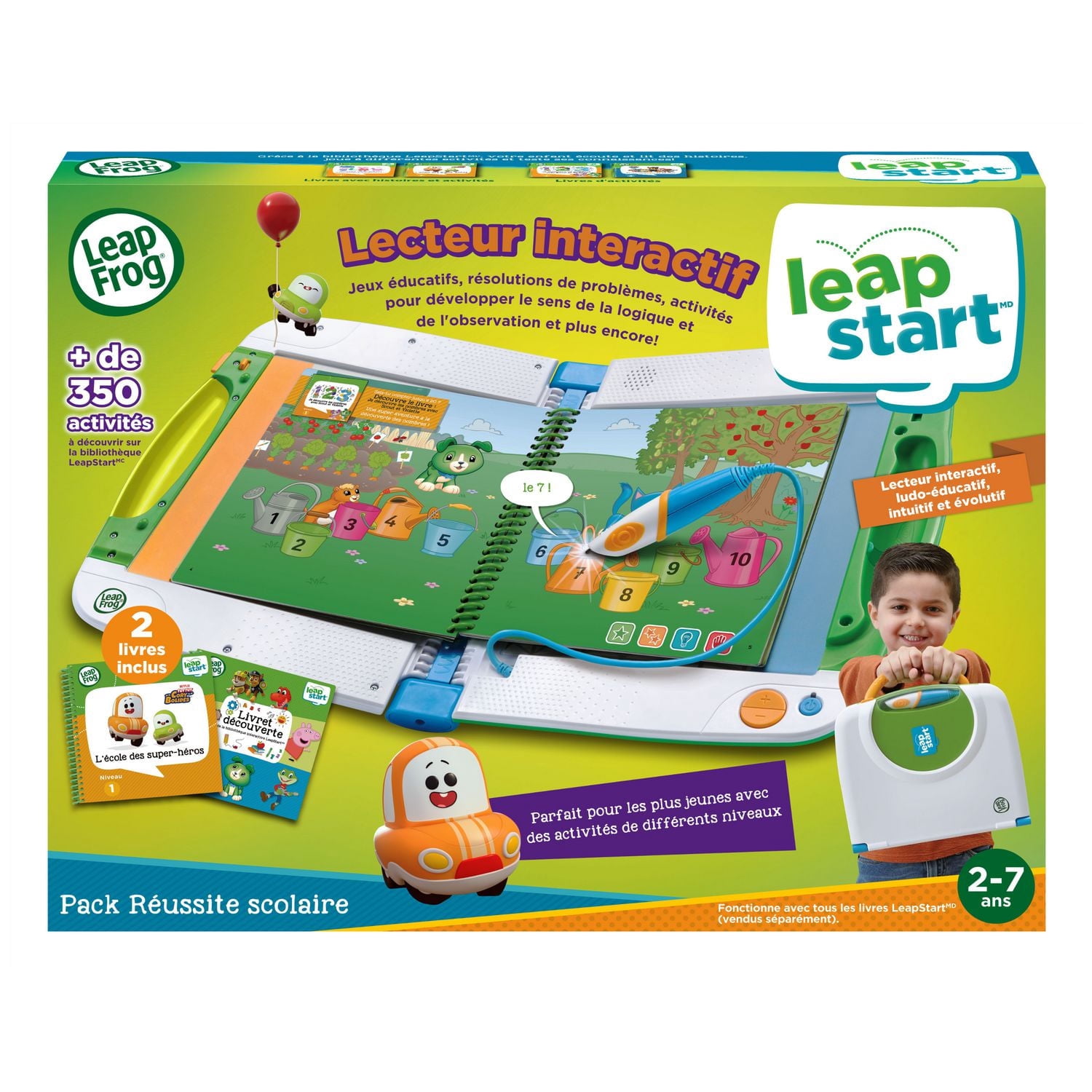 LeapFrog LeapStart - Pack Réussite scolaire système et livres - Apprendre à lire pour les enfants d’âge préscolaire - Version française