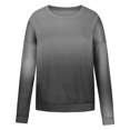 thumbnail image 4 of 2023 Chandail en Molleton de Mode pour Femmes 50 % de Rabais Liquidation et Nouveau Chandail à Col Rond Dégradé d'Hiver T-shirt, 4 of 5