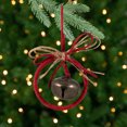 thumbnail image 1 of Northlight Dangling Jingle Bell with Bow Christmas Ornament - 2.5", 1 of 5