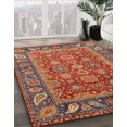 thumbnail image 2 of Ahgly Company Tapis d'Intérieur Rectangulaires Abstraits Orientaux Rouges, 2 Pieds x 4 Pieds, 2 of 6