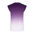 thumbnail image 3 of QUINDOS Débardeurs pour Femmes Liquidation Sport Violet Été Mode Décontracté Col Rond Sans Manches T-shirt Hauts Blouse Camisoles pour Femmes, 3 of 4