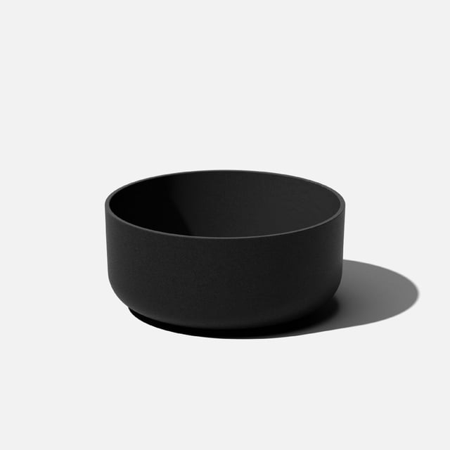 Veradek Pure Series Kona Bowl 14" Planter Black