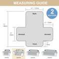 thumbnail image 2 of JUNWELL 100% Waterproof Sofa Cover Non Slip Couch Cover Machine Washable Slipcover Leakproof Furniture Protector for Dogs Kids Pets  Dark Gray  Sofa, 2 of 7
