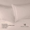 thumbnail image 2 of 1500 Supreme Collection Ensemble de Draps Courts Grand pour VR, Gris - Draps Courts Grand pour Matelas de Roulotte VR, 1500 Supreme Collection Draps Doux, Format Grand pour VR, Gris, 2 of 2