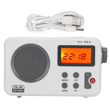 Radio,LCD Radio Portable AM Battery Operated Radio LCD Radio Professionally Tested