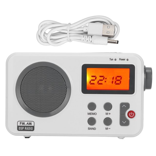 Radio,LCD Radio Portable AM Battery Operated Radio LCD Radio Professionally Tested