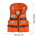 thumbnail image 4 of BotaniNest Adult Life Jacket Vest For Boating Water Sports With High Buoyancy And Whistle, 4 of 6