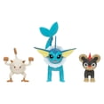 thumbnail image 1 of Pokémon  Battle Figures 3-Pack - Litleo, Vaporeon + Mankey, 1 of 5