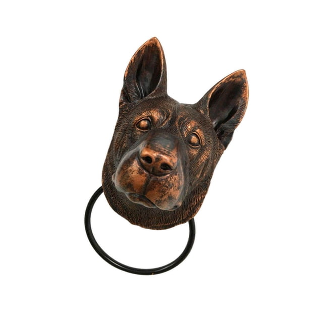 kurtrusly Statue Murale de Porte de Style Vintage Chien Sculpture Wolfhound