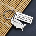 thumbnail image 4 of MesaSe Creative Map Love Porte-Clés Amoureux Cadeau, 4 of 6