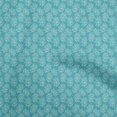 thumbnail image 1 of oneOone Viscose Chiffon Aqua Blue Fabric Asian Block Sewing Craft Projects Fabric Prints By Yard 42 Inch Wide, 1 of 4