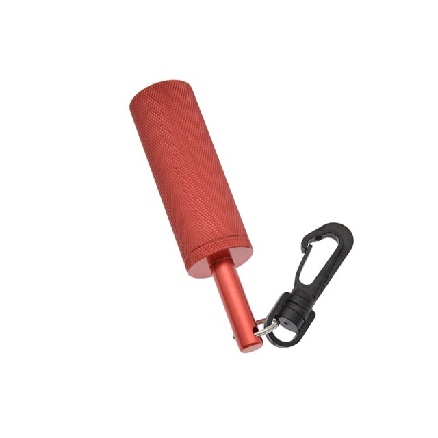 relayinert Scuba Rattle Stick with Clip Loudest Pointer with Diving Red Stick Handheld Hook Red 11.8x2.8cm