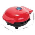 thumbnail image 3 of Valentines Day Decorations Clearance! Portable Mini Heart Maker Bread Maker Round Sandwich Maker Light Food Maker Breakfast Maker Heart Shaped 1 Bread Maker, 3 of 9