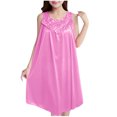 thumbnail image 1 of Tqcoqu Jupe d'Intérieur pour Femme à Col Rond, Couleur Unie, Ample et Confortable, Grande Taille, 1 of 2