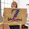 thumbnail image 1 of 4th of July Door Mat Outdoor,Independence Day Welcome Doormat, 4th of July Coir Doormat with Non Slip Backing ,Patriotic Mat Star Front Porch Rugs For Home Entrance 4th of July Decoration,(15*24"), 1 of 2