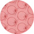thumbnail image 1 of Ahgly Company Machine Washable Indoor Square Transitional Pastel Pink Area Rugs, 3' Square, 1 of 7
