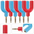 thumbnail image 3 of 6 Pcs Adaptateur de Casque en Forme de U 3.5mm Y Splitter 1 à 2, 3 of 8