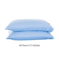 thumbnail image 3 of Pillow Cases Set of 2 Envelope Closure Pillow Covers Soft Brushed Microfiber Fabric Shrinkage and Fade Resistant 17.7*30 Inch Standard Size Machine Washable Bedding Accessories for Home Bedroom Decor, 3 of 6