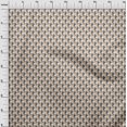 thumbnail image 3 of oneOone Georgette Viscose Light Brown Fabric Triangle Geometric Sewing Craft Projects Fabric Prints By Yard 42 Inch Wide, 3 of 4