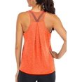 thumbnail image 1 of Workout Tops for Women Loose fit Racerback Tank Tops for Women Mesh Backless Muscle Tank Running Tank Tops, 1 of 2