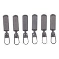 thumbnail image 3 of Zipper Pull Tab, Detachable Stainless Steel Metal Zipper Head  For Clothing Grey, 3 of 8
