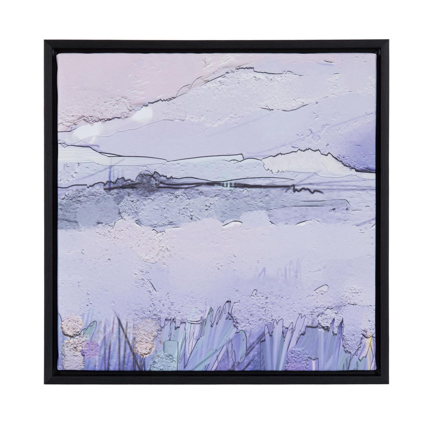 Ensemble de toiles artistiques encadrées Sentra Purple Landscape