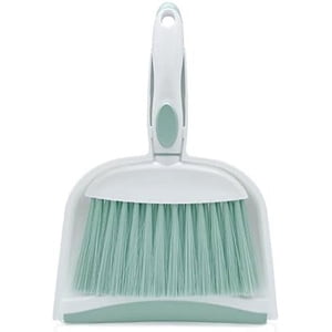 Broom Dustpan Brush Small Dust pan : Mini Broom and Dustpan Set Mini Dust pan and Brush Set Whisk Broom and Dustpan Set Small Broom and Dustpan Set for Desk, Home, Camping Tent (Light Green) Light