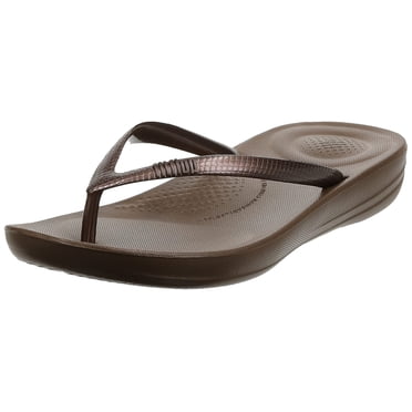 FitFlop New Women's Iqushion Ergonomic Flip Flop Bronze 9