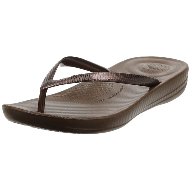 FitFlop Nouvelle Tongs Ergonomiques Iqushion pour Femmes Bronze 9