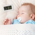 thumbnail image 1 of FONDOTIN 1Pack Temperature Meter with Temperature Measurement in White Plastic for Kitchen and Office, 1 of 6