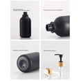 thumbnail image 4 of TUITOONM Foaming Soap Dispenser Black Soap Dispenser 2 Pack Hand Soap Dispenser Bathroom Plastic Dispenser Set For Kitchen Foaming Soap Dispenser Refillable Liquid Soap And Lotion Dispensers Bottle, 4 of 4