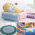thumbnail image 3 of PENGXIANG Fil Tissé à la Main Épais Panier Couverture Tressée Crochet DIY Fil Fantaisie, 3 of 10