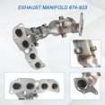 thumbnail image 3 of JDMSPEED New 674-933 Exhaust Manifold Replacement For Nissan Altima 2.5L 2007-2013, 3 of 7