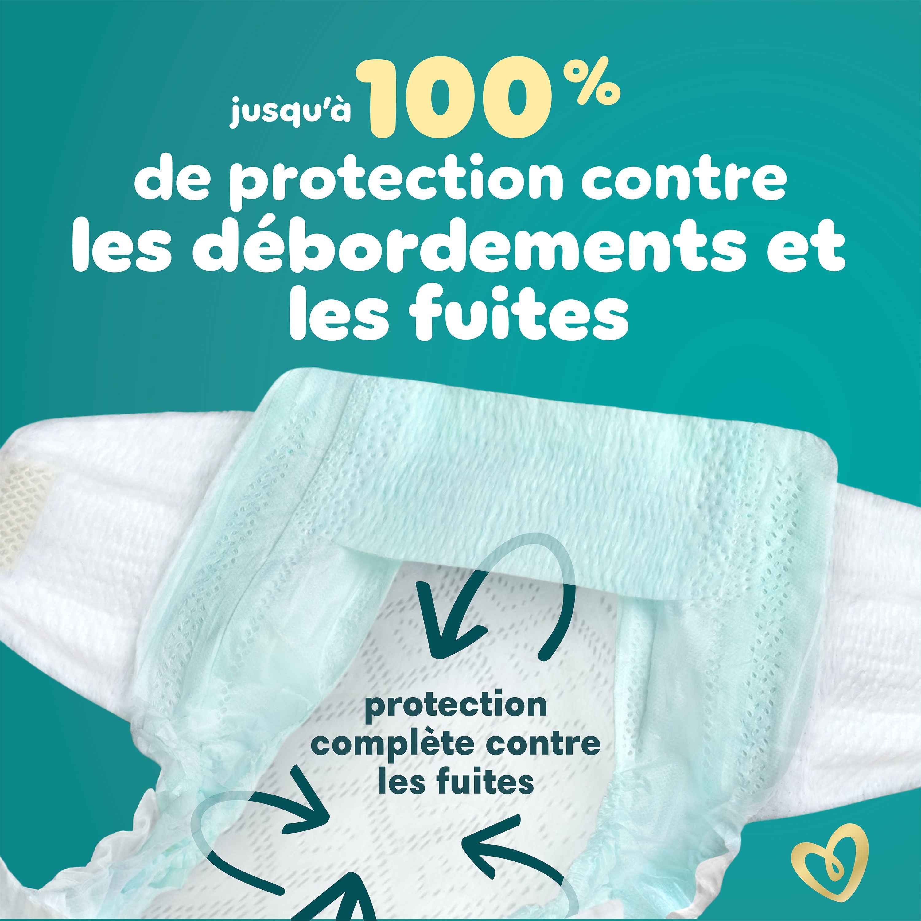 Pampers Swaddlers Couches, Taille 1 (8-14 lbs), Absorbantes, Gardent Bébé au Sec et Confortable, Couche Jetable pour Bébé Sûre pour la Peau