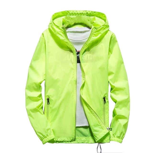GDREDA Lightweight Breathable Outdoor Skin Jacket For Men And Women Couples Light Rain Jacket Mens