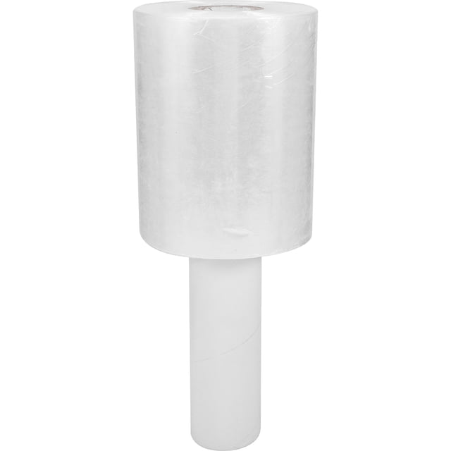 1 Rouleau de Film Rétractable avec Poignée Film d'Emballage Portatif Pratique Film d'Emballage Extensible. un Rouleau de Film Rétractable PE Blanc avec une Conception Portative, Mesurant 25,00 x 9,20 x 9,20 cm. Convient aux Fournitures de Déménagement, à l'Emballage de Bagages, Câbles, Fils, Tuyaux d'Acier, Tuyaux et Autres Articles Industriels. Présente un Matériau Épais et durable pour une protection Fiable.