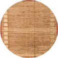 thumbnail image 1 of Ahgly Company Indoor Round Abstract Orange Oriental Area Rugs, 6' Round, 1 of 6