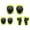 Yellow, variant on Kids Knee Pads Set 6 in 1 Protective Gear Kit Knee Elbow Pads with Wrist Guards Children Safety Protection Pads for Rollerblading Cycling Skating