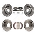 thumbnail image 1 of CMX Front Rear Disc Brake Rotors Ceramic Pads and Drum Kit for Car 2009 Mitsubishi Lancer Ralliart To 03 09 K8C-103552, 1 of 11