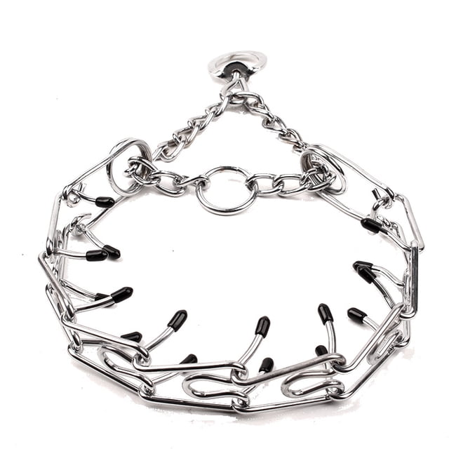 Dog Choke Collar Prong Dog Training Collar Dog Pinch Collar Dog Chain Collar Dog Collar Dog Prong Collar Stainless Steel Adjustable Dog Choke Collar Pinch Training Collar For Small