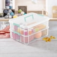 thumbnail image 4 of Sterilite Stack & Carry 2 Layer Handle Box & Tray, 4 Pk, 4 of 9