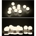 thumbnail image 4 of Light Bathroom Makeup Mirror LED Lights Touch Dimming USB Dressing Table Lighting Bulb White ,Widely Use, 4 of 4