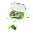 thumbnail image 3 of Earphones Bluetooth Wireless Wireless Bluetooth Earphones with Bone Conduction, Semi Transparent Charging Compartment, Digital Display Screen, and Rotatable Ear Hook, Suitable for Sports and Running, 3 of 9
